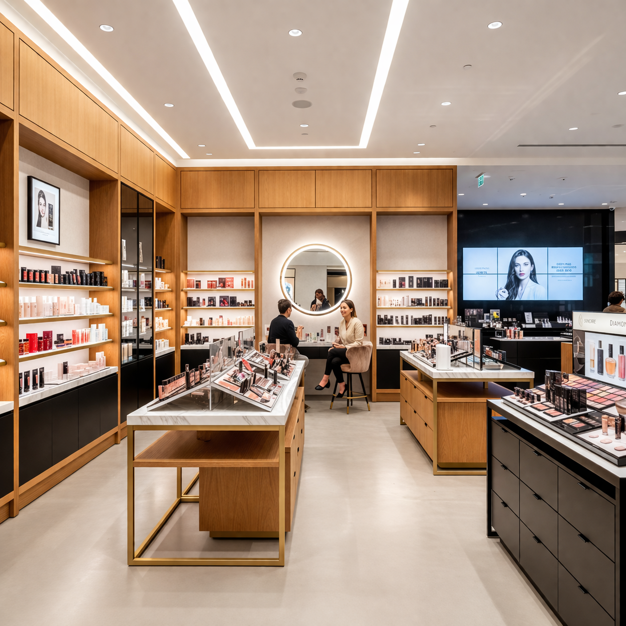 Luxury Beauty & Skincare Display